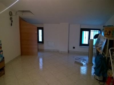 mansarda rifinita con impianti